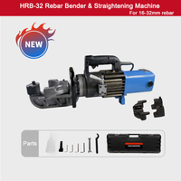 16-32mmポータブル鉄筋ベンダーおよび矯正機1600WHRB-32